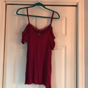 Torrid super soft cold shoulder size 0 (12)